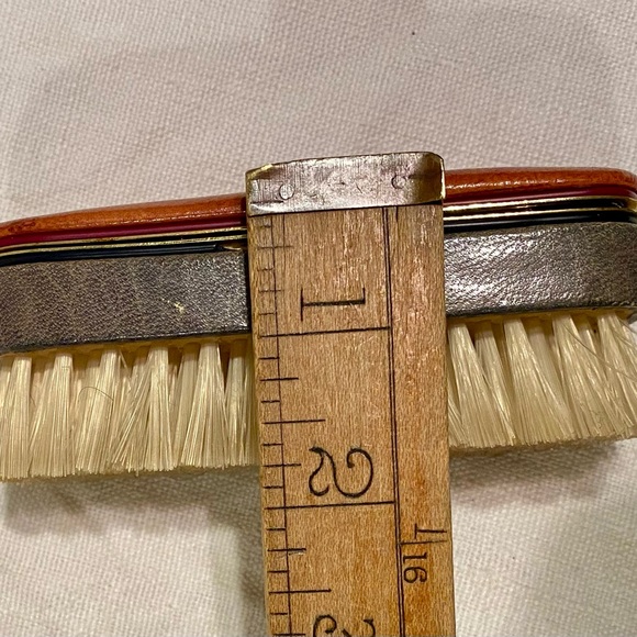 Vintage Leather Grooming Kit with gold tool / manicure kit made in Germany - Picture 10 of 14